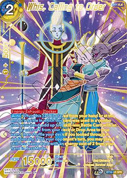 Whis, Calling to Order (SPR) (BT16-131) [Realm of the Gods] | Odin's Place