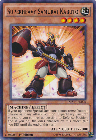 Superheavy Samurai Kabuto [NECH-EN008] Common | Odin's Place