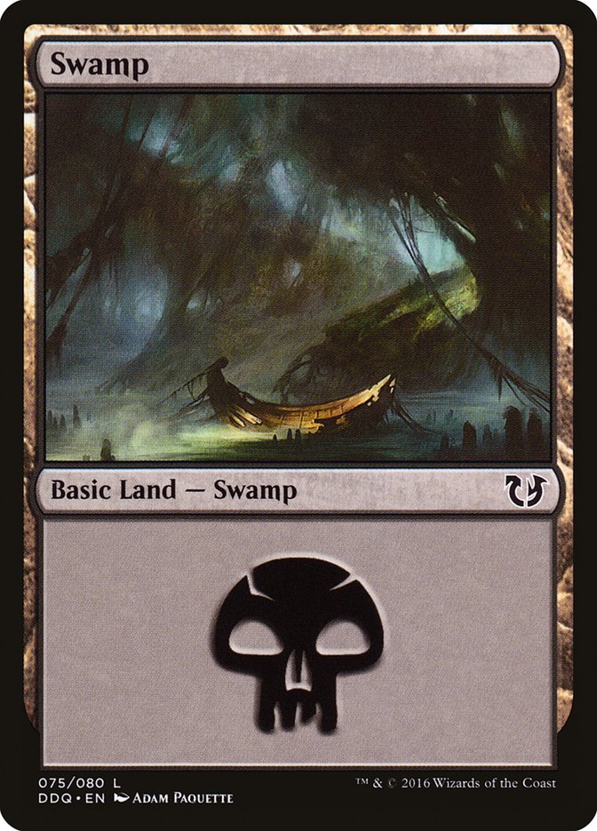Swamp (75) [Duel Decks: Blessed vs. Cursed] | Odin's Place