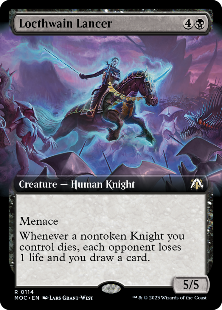 Locthwain Lancer (Extended Art) [March of the Machine Commander] | Odin's Place
