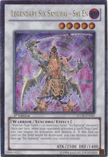 Legendary Six Samurai - Shi En [STOR-EN041] Ultimate Rare | Odin's Place