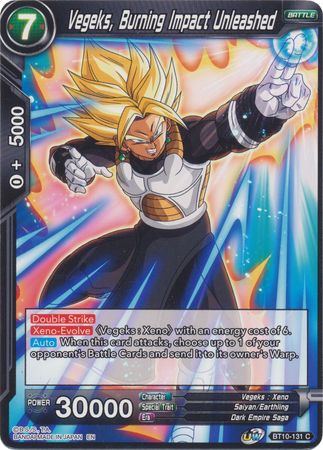 Vegeks, Burning Impact Unleashed (BT10-131) [Rise of the Unison Warrior] | Odin's Place