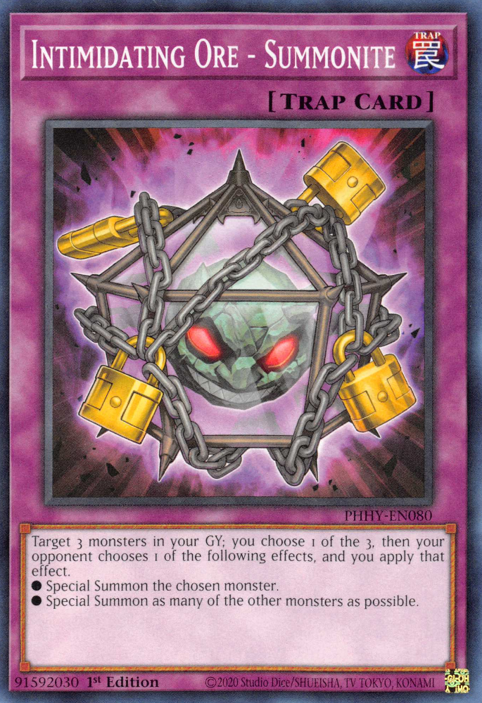 Intimidating Ore - Summonite [PHHY-EN080] Common | Odin's Place