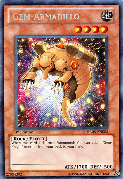 Gem-Armadillo [HA05-EN005] Secret Rare | Odin's Place