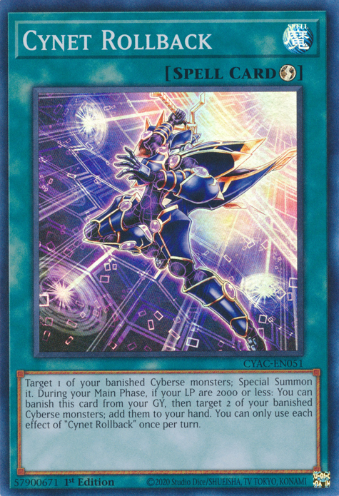 Cynet Rollback [CYAC-EN051] Super Rare | Odin's Place