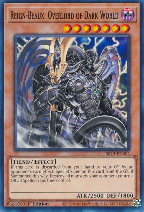 Reign-Beaux, Overlord of Dark World [SR13-EN004] Common | Odin's Place