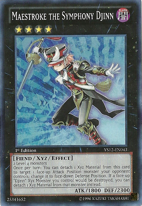 Maestroke the Symphony Djinn [YS12-EN043] Super Rare | Odin's Place