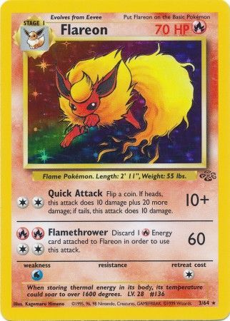 Flareon (3/64) [Jungle Unlimited] | Odin's Place