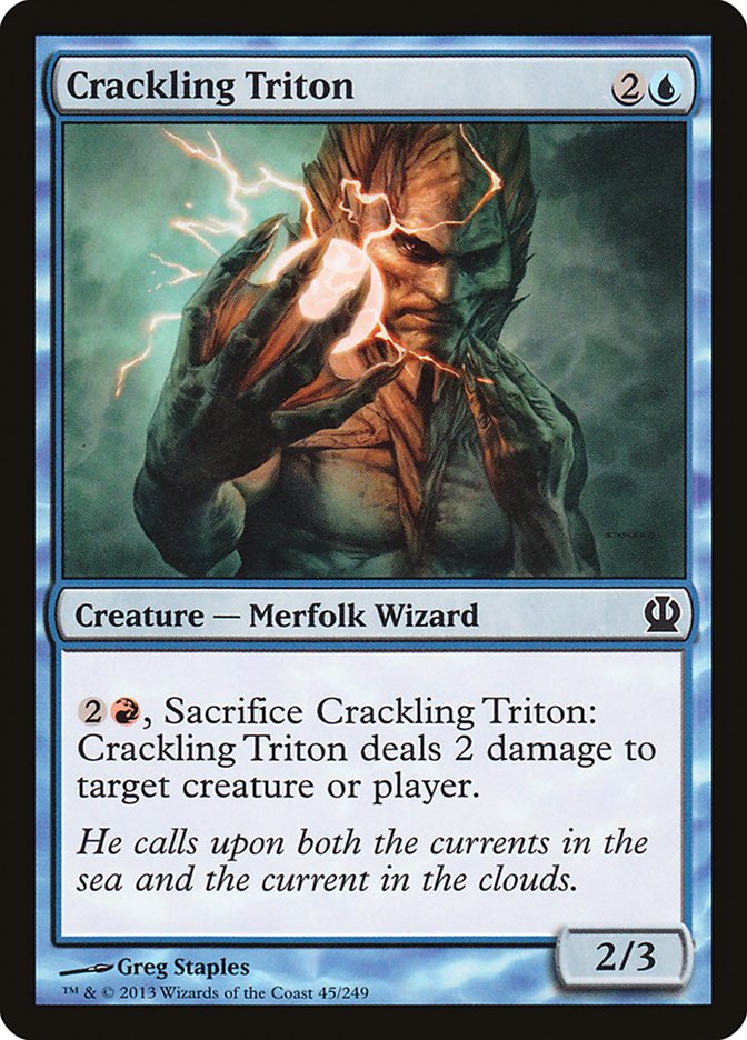 Crackling Triton (45) [Theros] | Odin's Place
