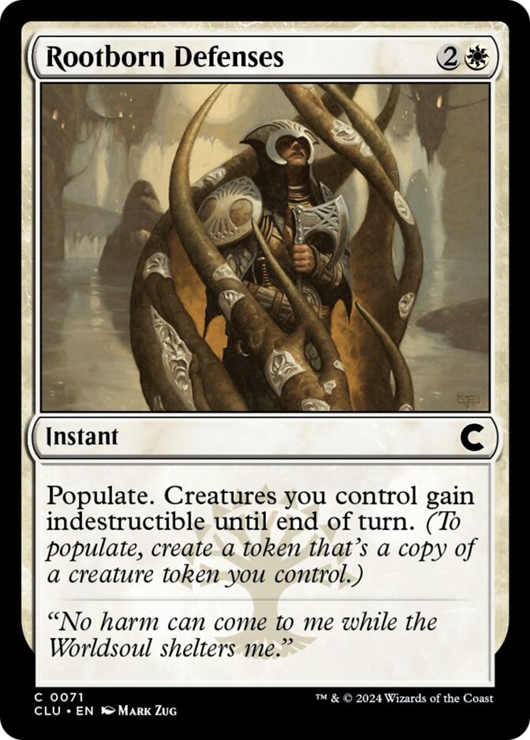 Rootborn Defenses [Ravnica: Clue Edition] | Odin's Place