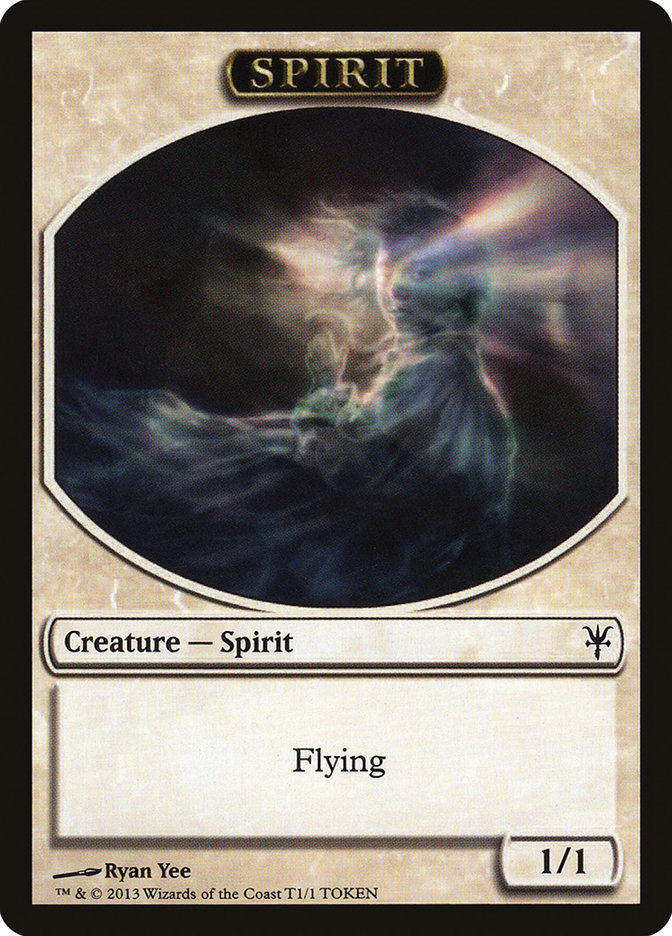 Spirit Token (1) [Duel Decks: Sorin vs. Tibalt Tokens] | Odin's Place