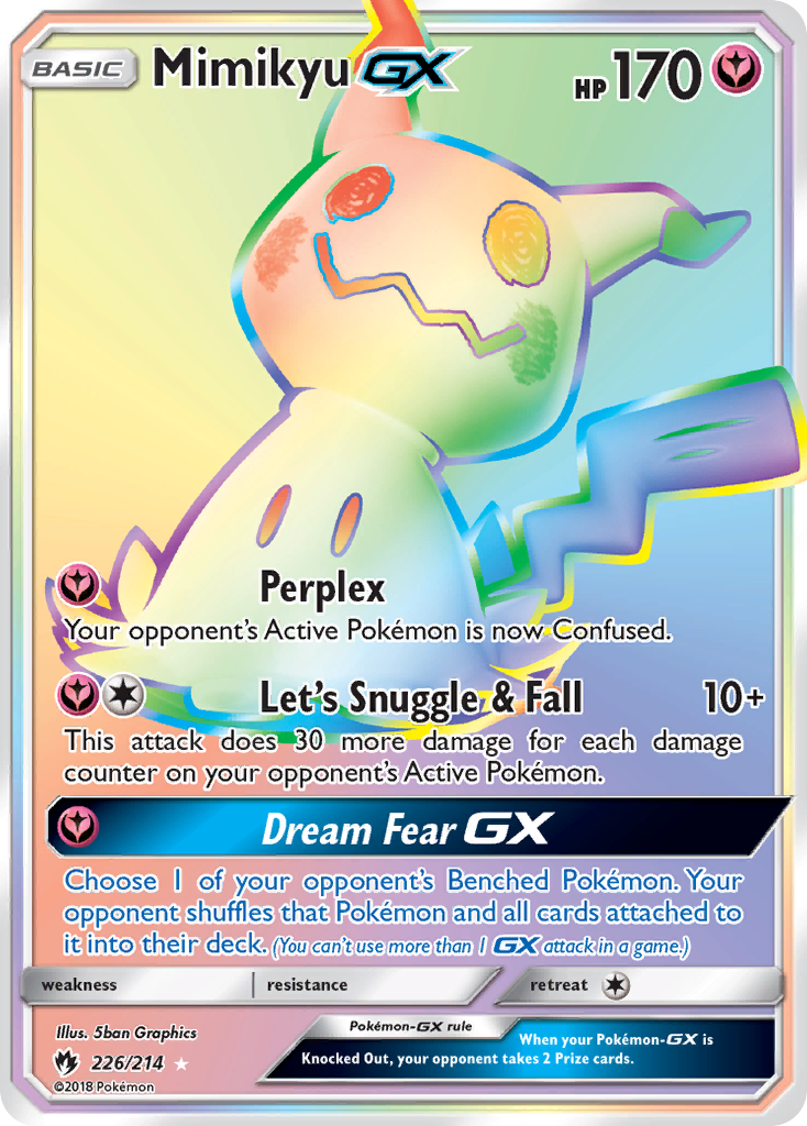 Mimikyu GX (226/214) [Sun & Moon: Lost Thunder] | Odin's Place