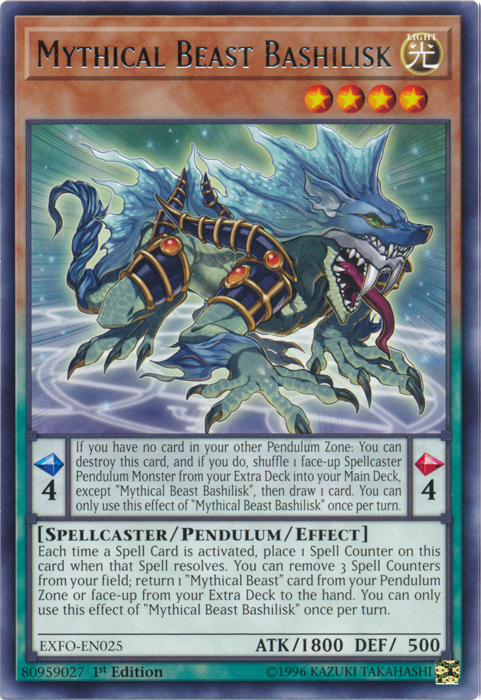 Mythical Beast Bashilisk [EXFO-EN025] Rare | Odin's Place