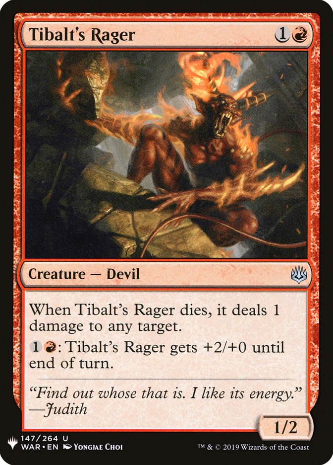 Tibalt's Rager [Mystery Booster] | Odin's Place