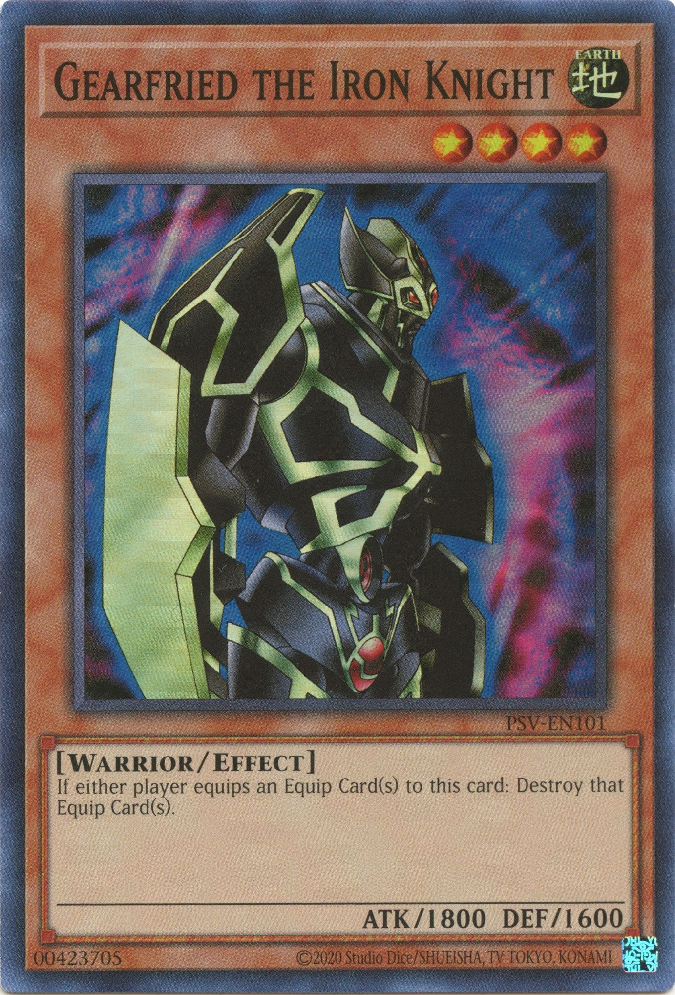 Gearfried the Iron Knight (25th Anniversary) [PSV-EN101] Super Rare | Odin's Place