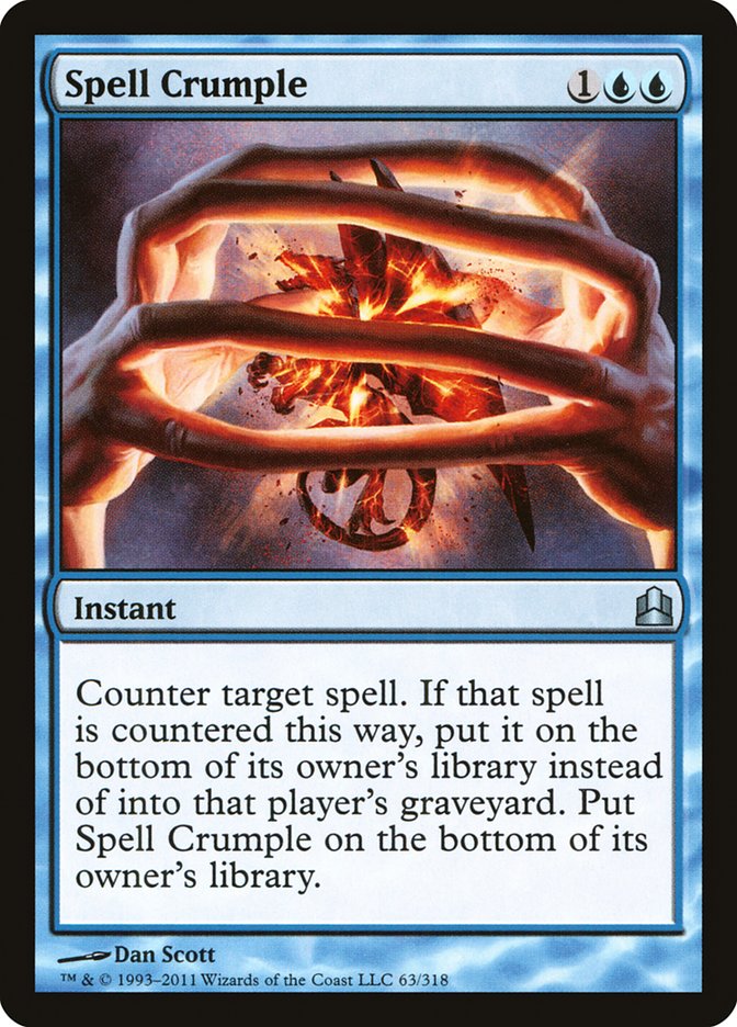Spell Crumple (63) [Commander 2011] | Odin's Place