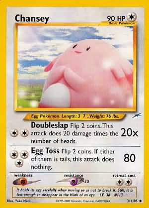 Chansey (31/105) [Neo Destiny Unlimited] | Odin's Place
