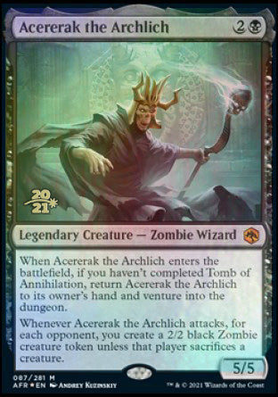 Acererak the Archlich [Dungeons & Dragons: Adventures in the Forgotten Realms Prerelease Promos] | Odin's Place