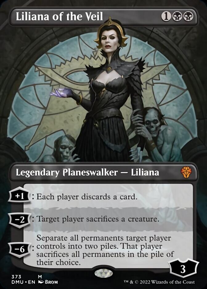 Liliana of the Veil (Borderless) [Dominaria United] | Odin's Place