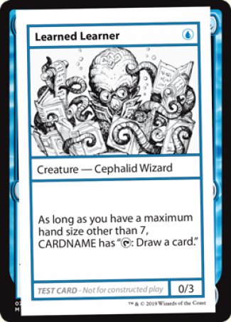 Learned Learner (2021 Edition) [Mystery Booster Playtest Cards] | Odin's Place