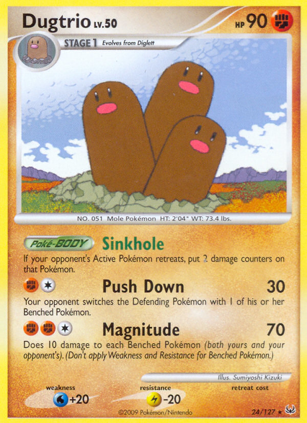 Dugtrio (24/127) [Platinum: Base Set] | Odin's Place