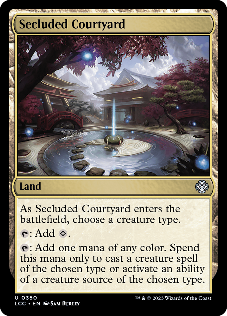 Secluded Courtyard [The Lost Caverns of Ixalan Commander] | Odin's Place