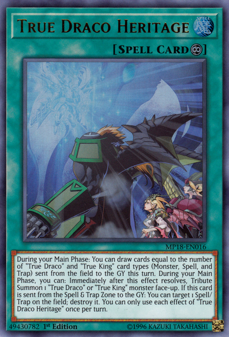 True Draco Heritage [MP18-EN016] Ultra Rare | Odin's Place