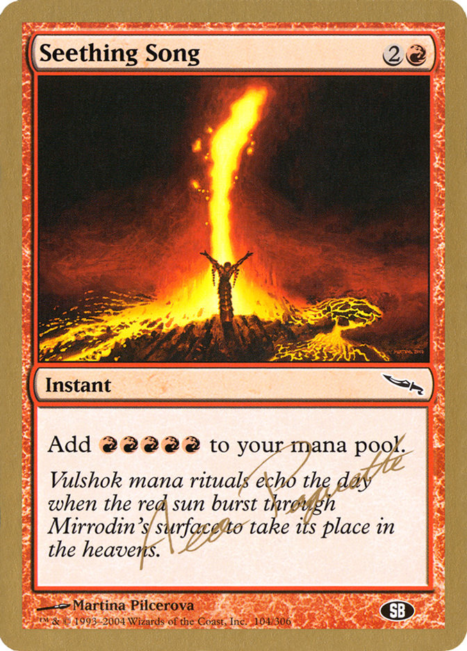Seething Song (Aeo Paquette) (SB) [World Championship Decks 2004] | Odin's Place