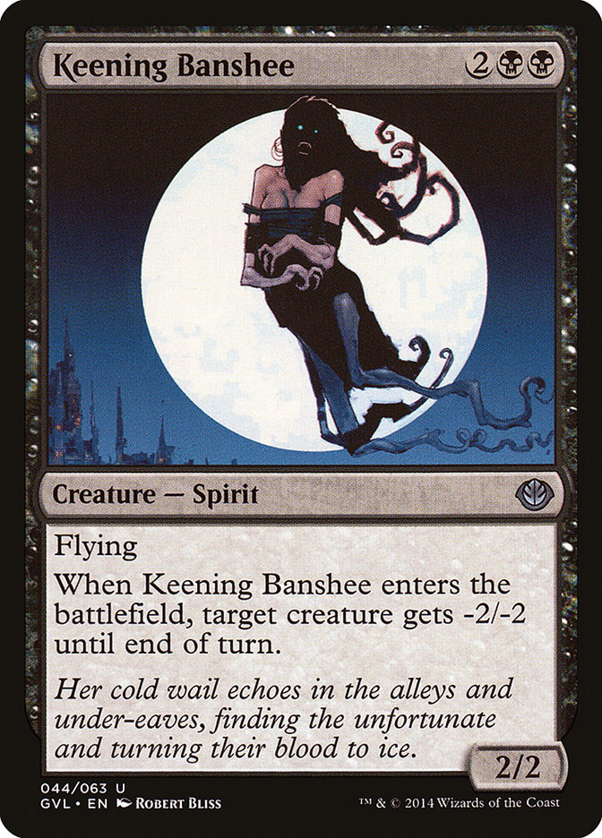 Keening Banshee (44) (Garruk vs. Liliana) [Duel Decks Anthology] | Odin's Place