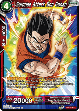 Surprise Attack Son Gohan (Starter Deck - Pride of the Saiyans) (SD15-04) [Cross Spirits] | Odin's Place