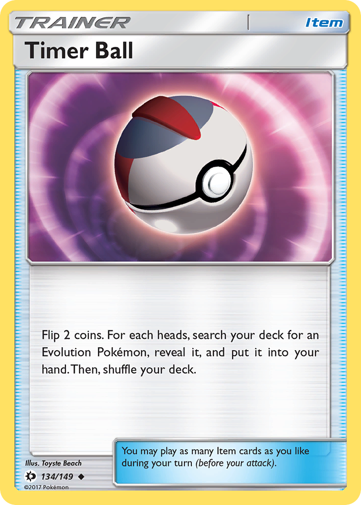Timer Ball (134/149) [Sun & Moon: Base Set] | Odin's Place