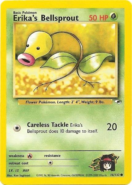 Erika's Bellsprout (76/132) [Gym Heroes Unlimited] | Odin's Place