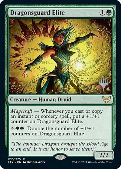 Dragonsguard Elite (Promo Pack) [Strixhaven: School of Mages Promos] | Odin's Place