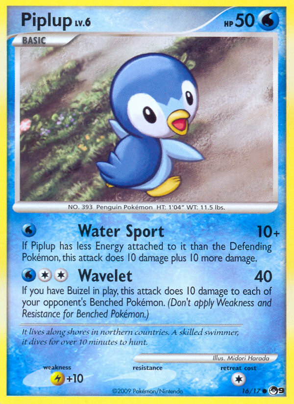Piplup (16/17) [POP Series 9] | Odin's Place