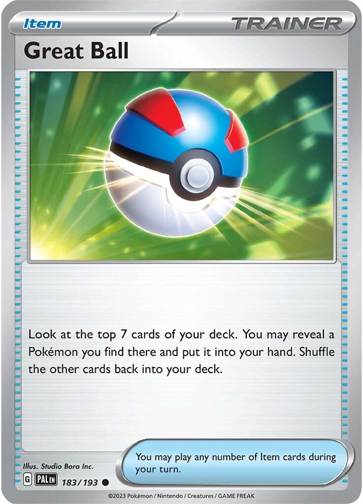 Great Ball (183/193) [Scarlet & Violet: Paldea Evolved] | Odin's Place