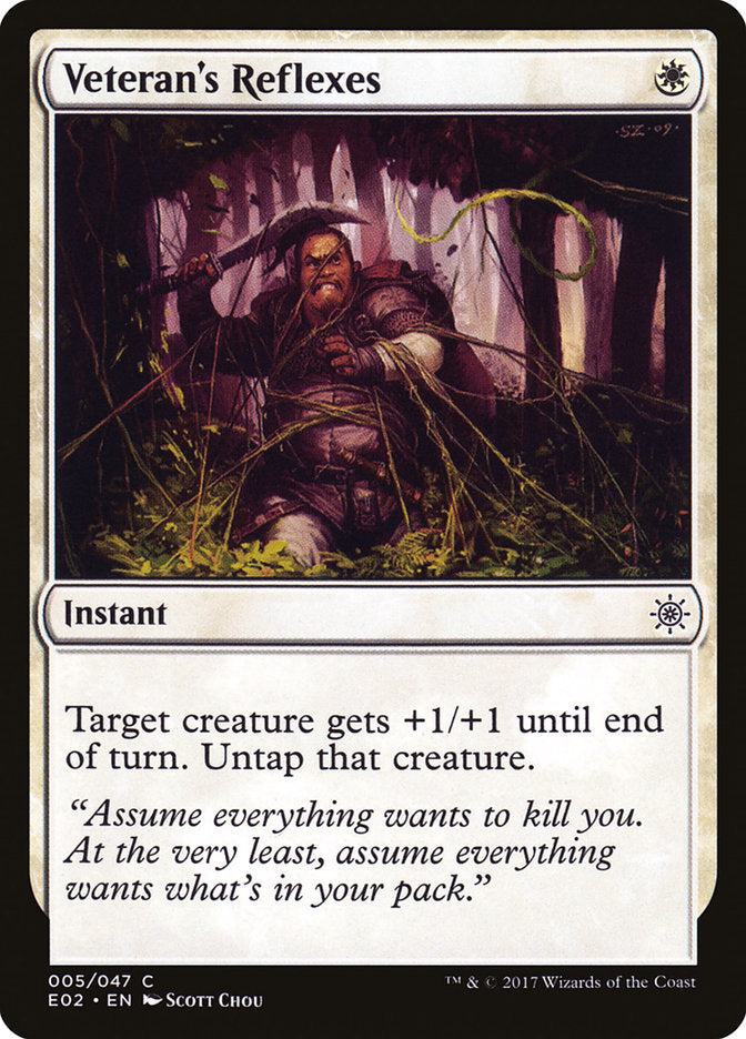 Veteran's Reflexes (5) [Explorers of Ixalan] | Odin's Place
