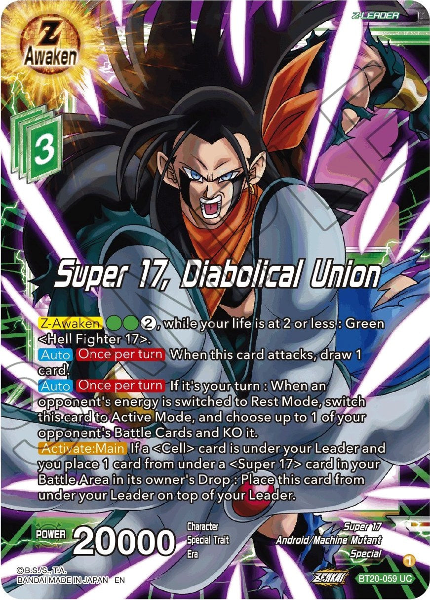 Super 17, Diabolical Union (BT20-059) [Power Absorbed] | Odin's Place