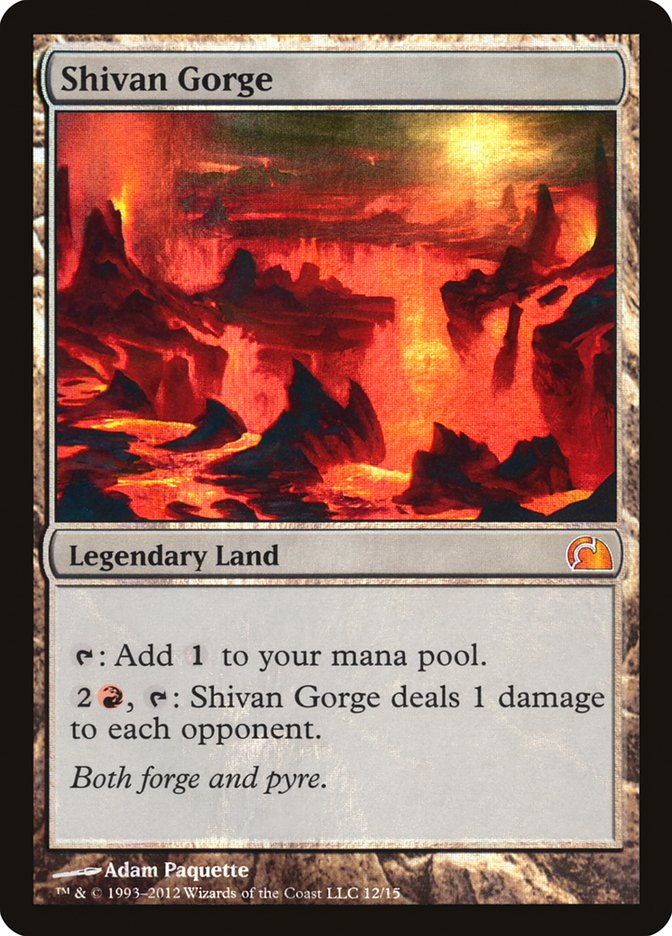 Shivan Gorge (12) [From the Vault: Realms] | Odin's Place