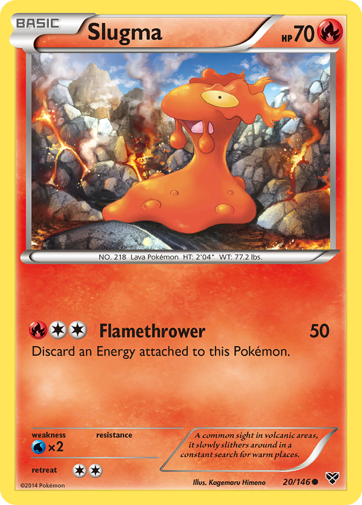 Slugma (20/146) [XY: Base Set] | Odin's Place