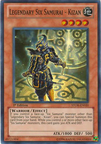 Legendary Six Samurai - Kizan [STOR-EN020] Super Rare | Odin's Place