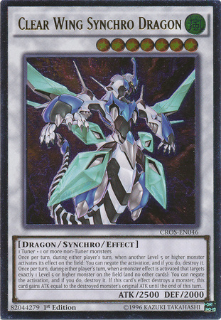 Clear Wing Synchro Dragon (UTR) [CROS-EN046] Ultimate Rare | Odin's Place