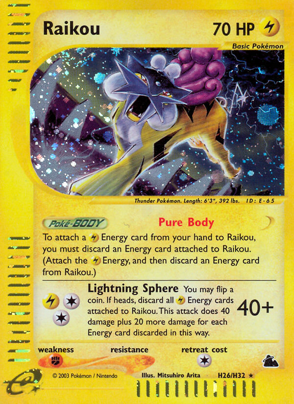 Raikou (H26/H32) [Skyridge] | Odin's Place