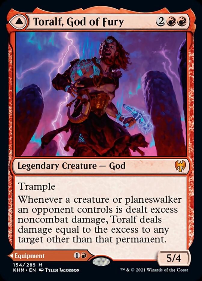 Toralf, God of Fury // Toralf's Hammer [Kaldheim] | Odin's Place