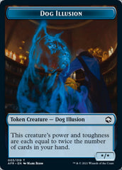 Dog Illusion // Guenhwyvar Double-Sided Token [Dungeons & Dragons: Adventures in the Forgotten Realms Tokens] | Odin's Place