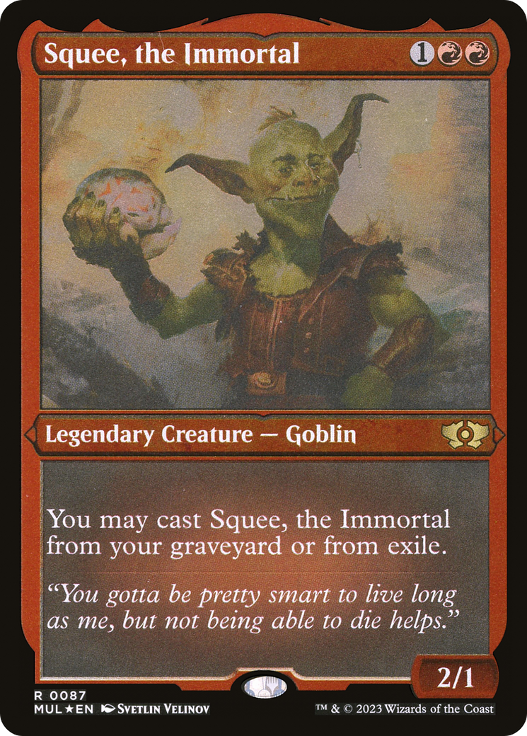Squee, the Immortal (Foil Etched) [Multiverse Legends] | Odin's Place