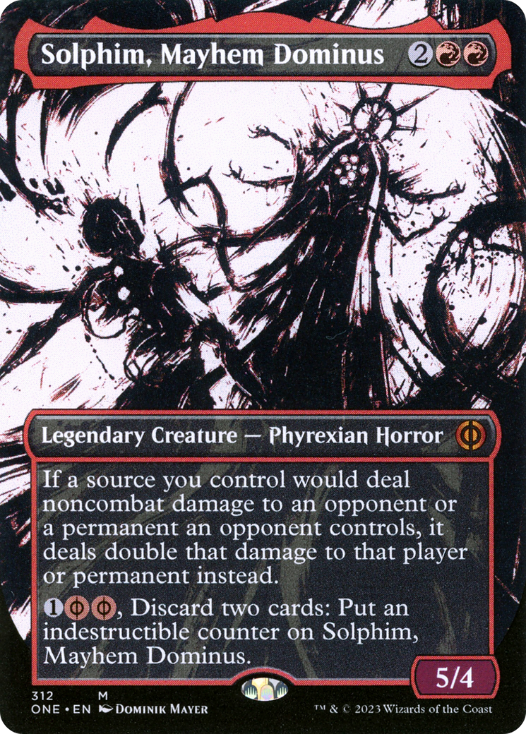 Solphim, Mayhem Dominus (Borderless Ichor) [Phyrexia: All Will Be One] | Odin's Place
