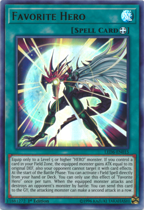 Favorite Hero [LED6-EN015] Ultra Rare | Odin's Place
