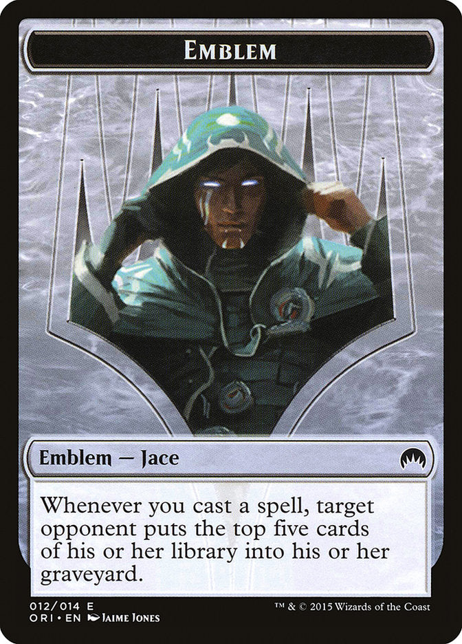 Jace, Telepath Unbound Emblem (12) [Magic Origins Tokens] | Odin's Place