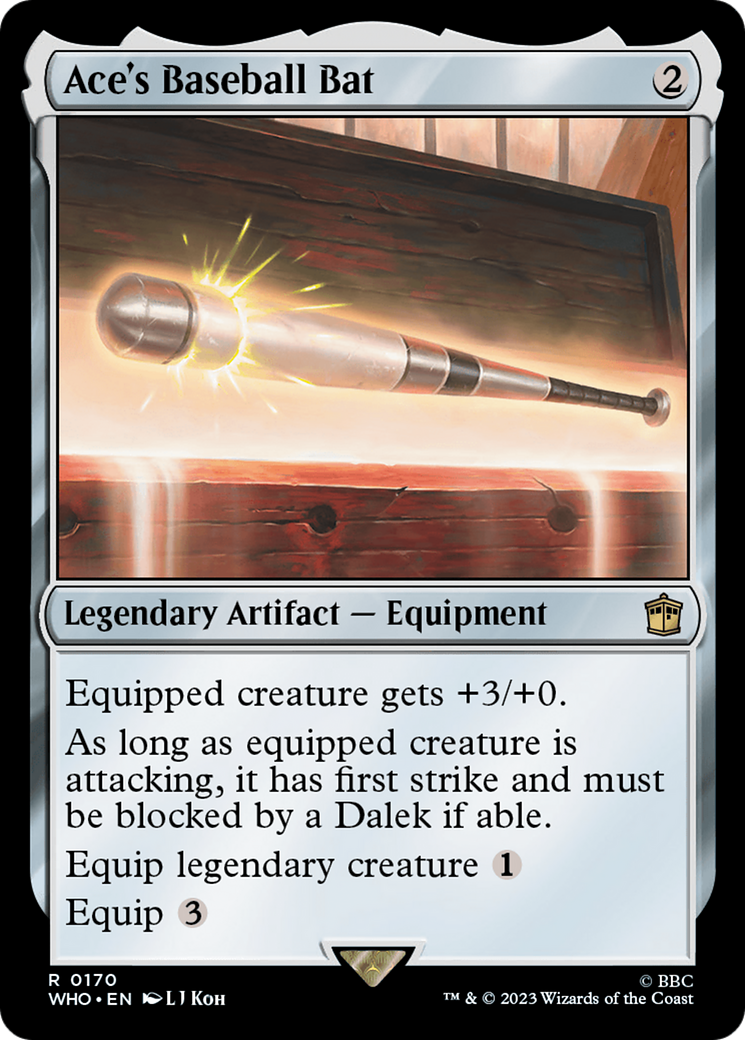 Ace's Baseball Bat [Doctor Who] | Odin's Place