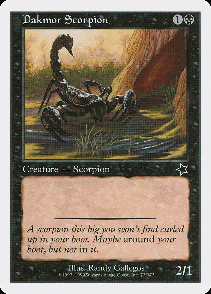 Dakmor Scorpion (73) [Starter 1999] | Odin's Place